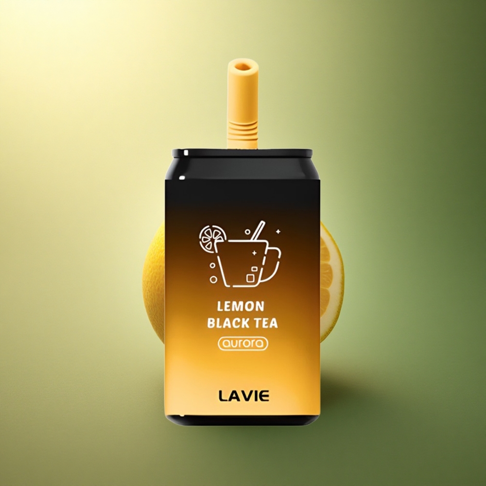 Lavie Aurora 11000 Puffs شاي ليمون أسود 22مل 5% نيكوتين