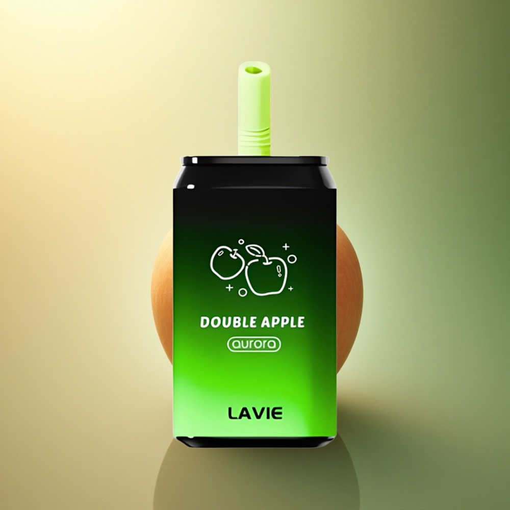 Lavie Aurora 11000 Puffs تفاحة مزدوجة 22مل 650مللي أمبير