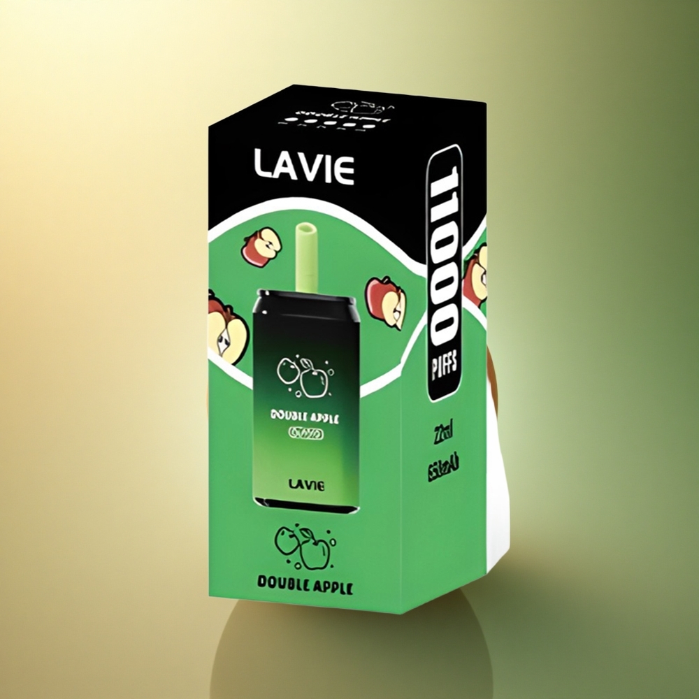 Lavie Aurora 11000 Puffs تفاحة مزدوجة 22مل 650مللي أمبير