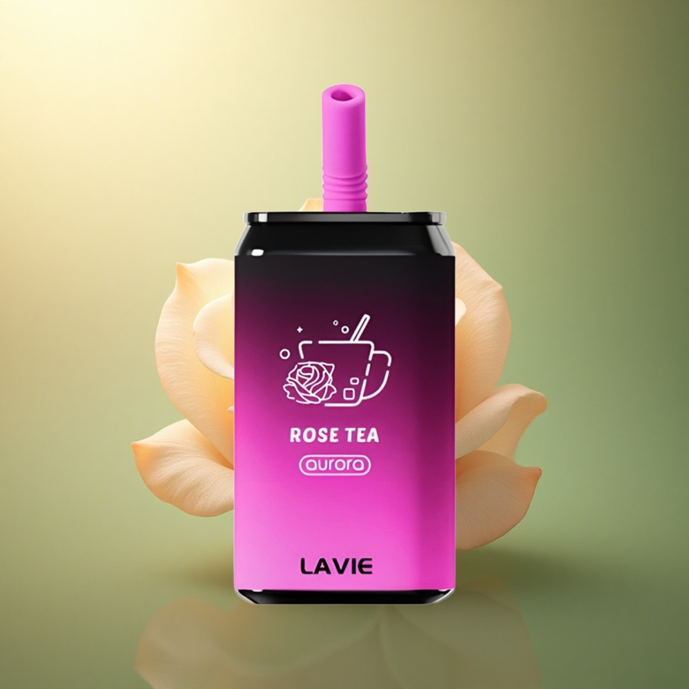 Lavie Aurora 11000 Puffs شاي الورد مع سعة البطارية 650mAh