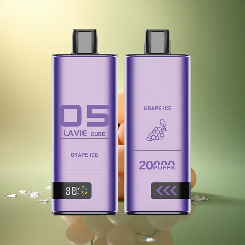 Lavie Cube 20000 Puffs عنب جليد 28مل 5% نيكوتين