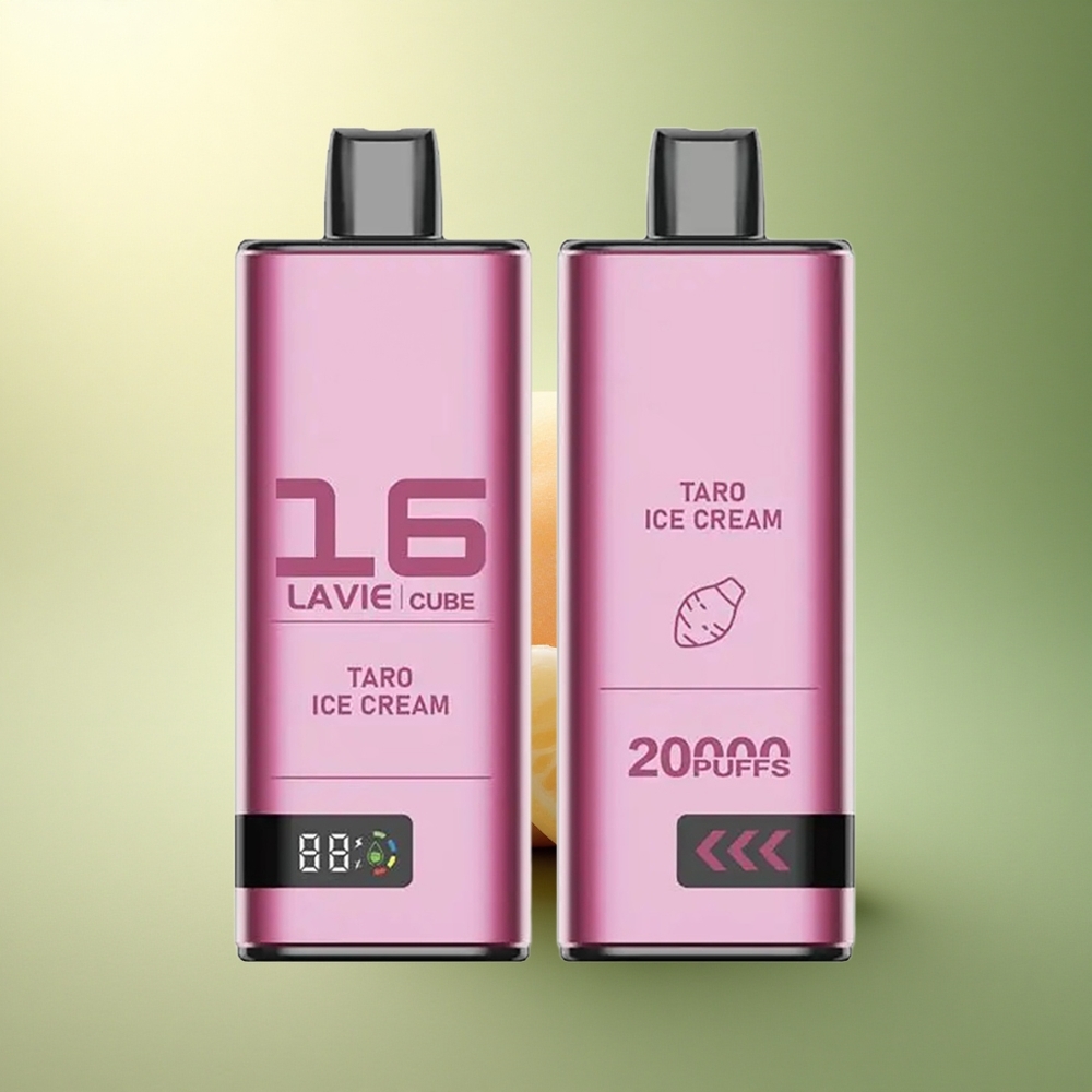 Lavie Cube 20000 Puffs آيس كريم القلقاس 28مل نيكوتين 5%