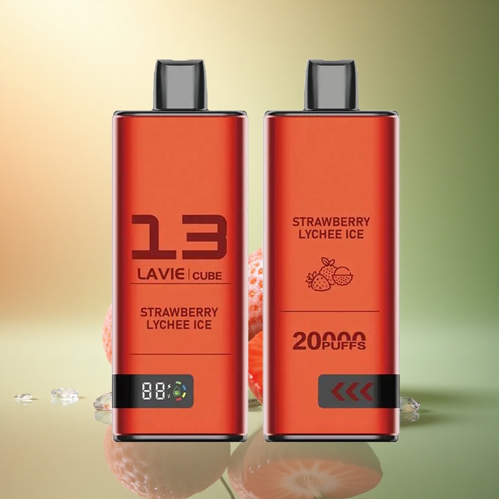 Lavie Cube 20000 Puffs فراولة ليتشي آيس 28مل