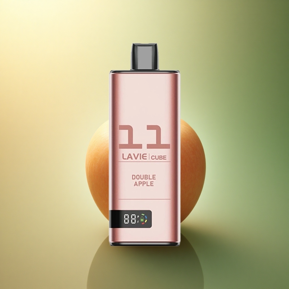Lavie Cube 20000 Puffs تفاحة مزدوجة - نيكوتين 5% - 600 مللي أمبير