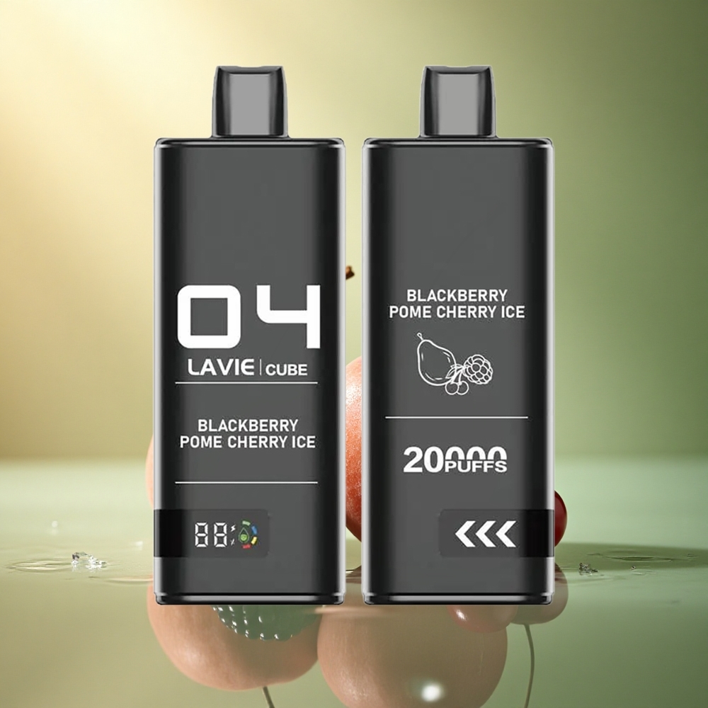 Lavie Cube 20000 Puffs توت بري رمان كرز مثلج بنيكوتين 5%