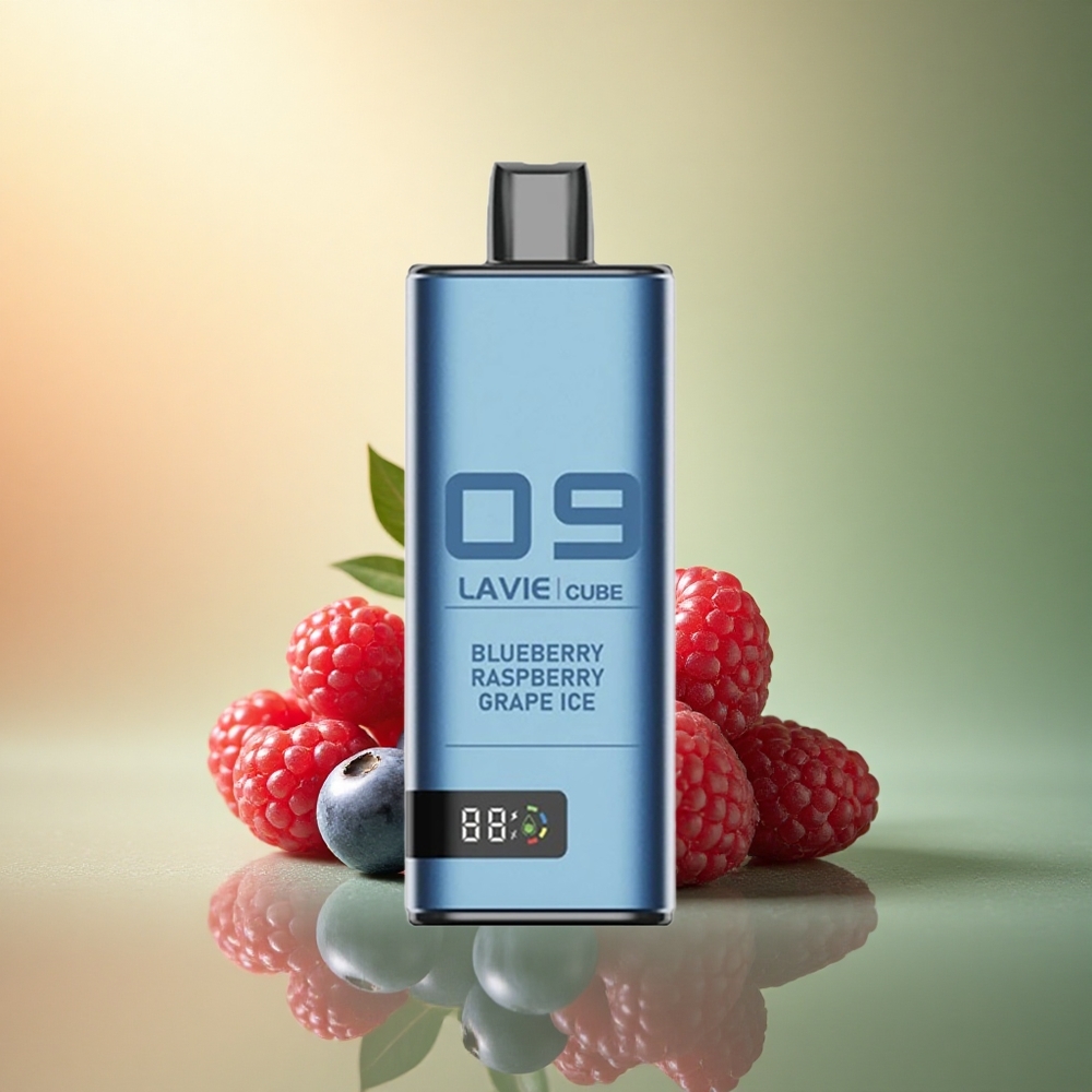 Lavie Cube 20000 Puffs عنب توت بري توت أزرق مثلج ببطارية 600mAh