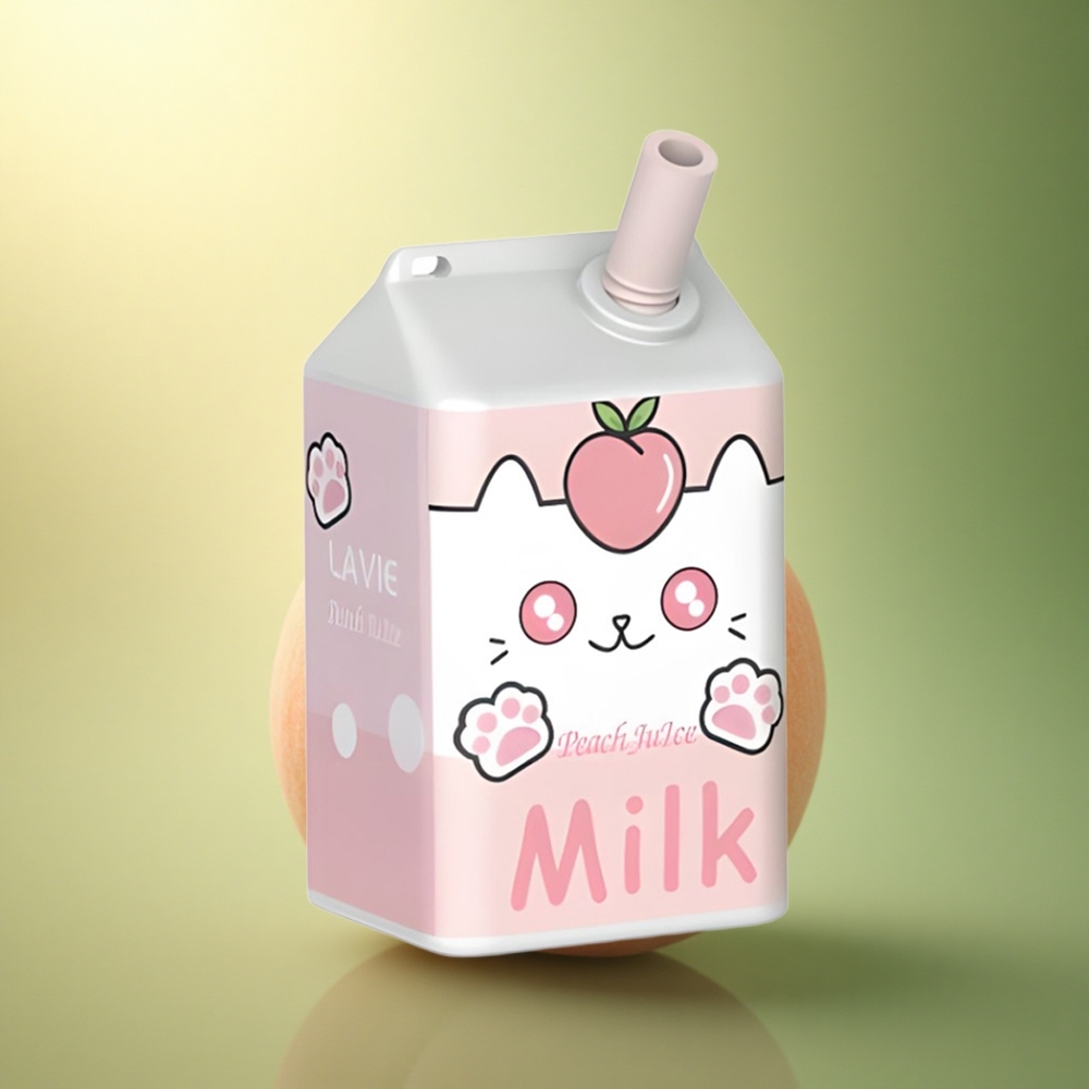 Lavie Milk 7000 Puffs عصير الخوخ 16مل 0% نيكوتين