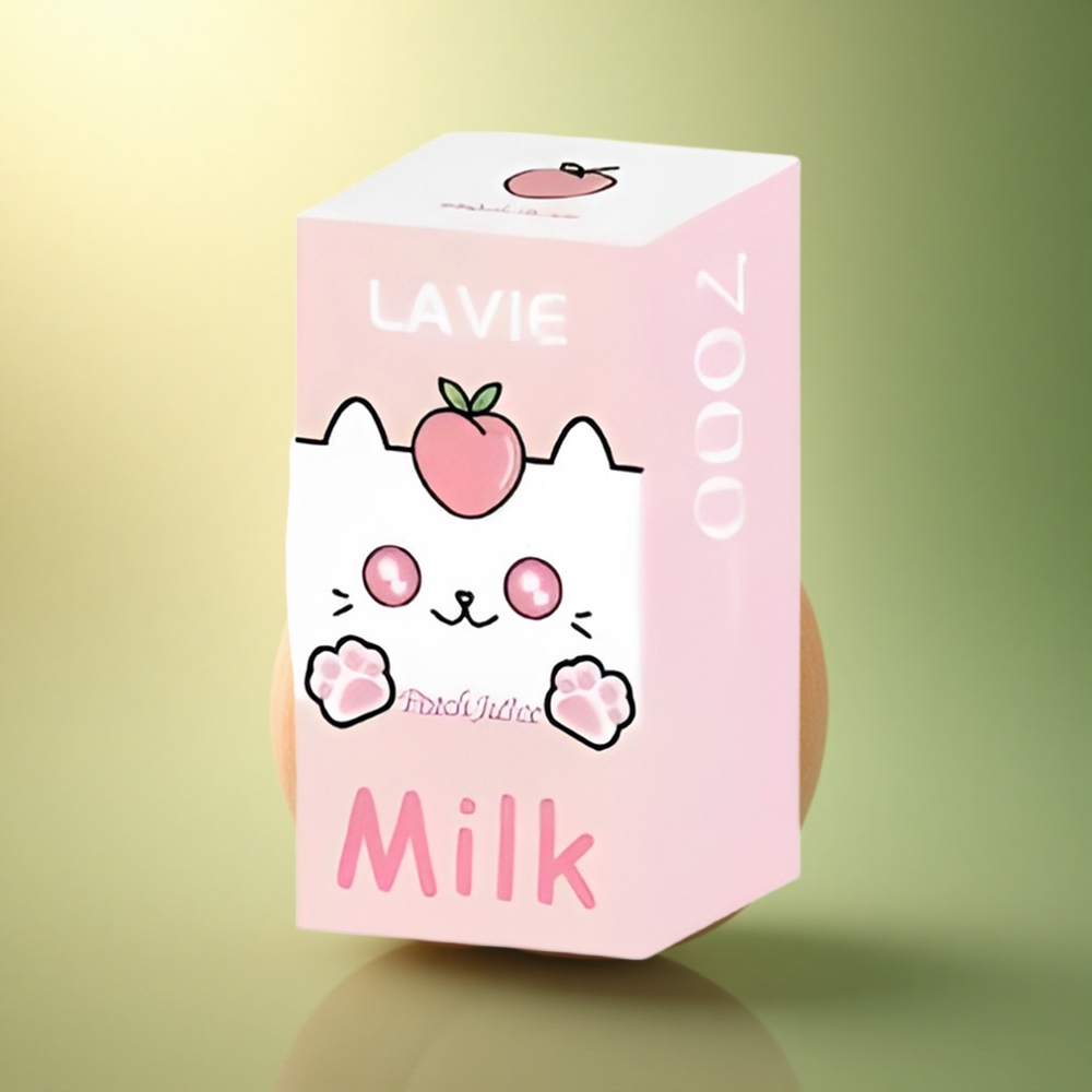 Lavie Milk 7000 Puffs عصير الخوخ 16مل 0% نيكوتين