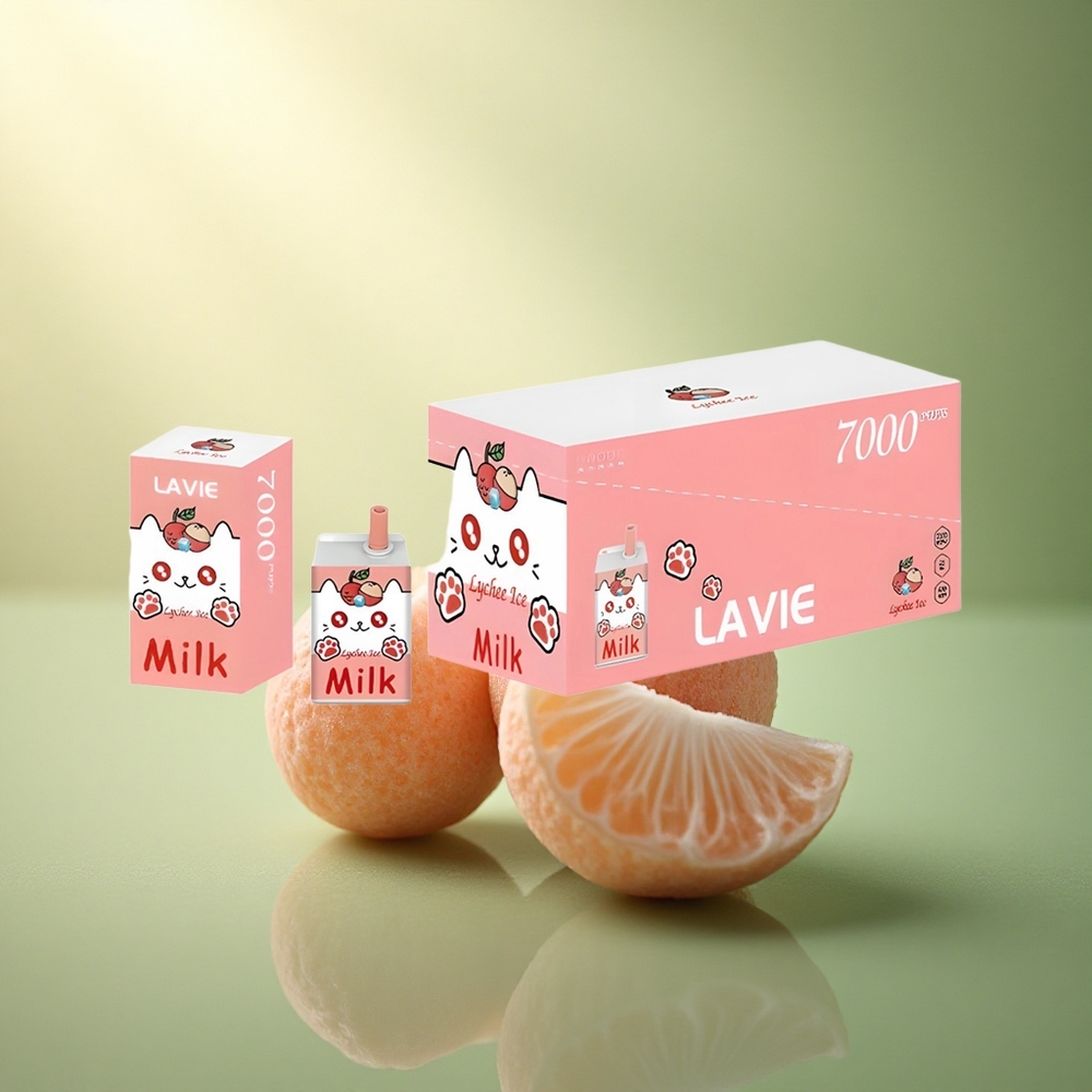 Lavie Milk 7000 Puffs ليتشي آيس 16مل 600مAh
