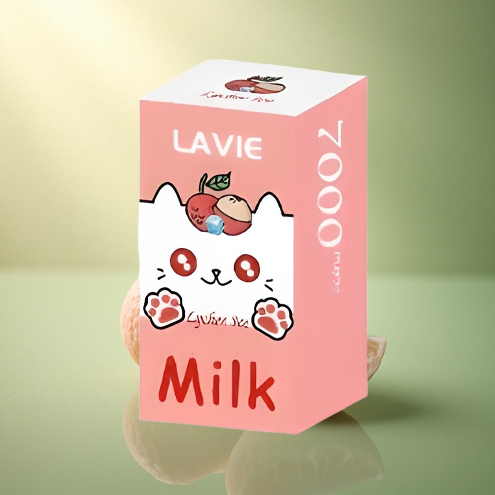 Lavie Milk 7000 Puffs ليتشي آيس 16مل 600مAh