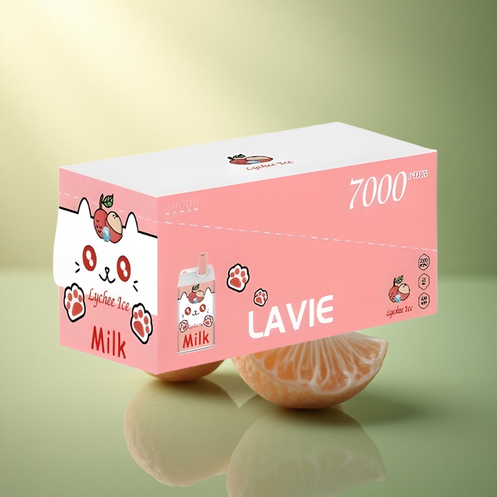 Lavie Milk 7000 Puffs ليتشي آيس 16مل 600مAh