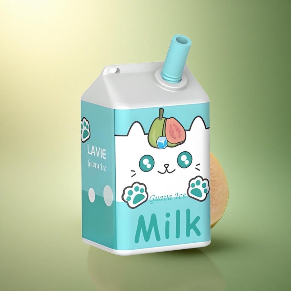 Lavie Milk 7000 Puffs جوافة مثلجة 16مل 600مللي أمبير