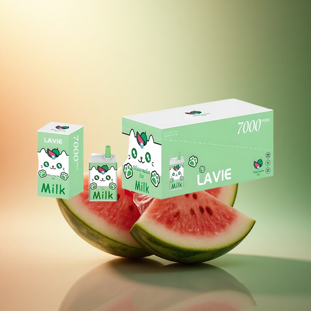 Lavie Milk 7000 Puffs بطيخ مثلج ٦٠٠ مللي أمبير